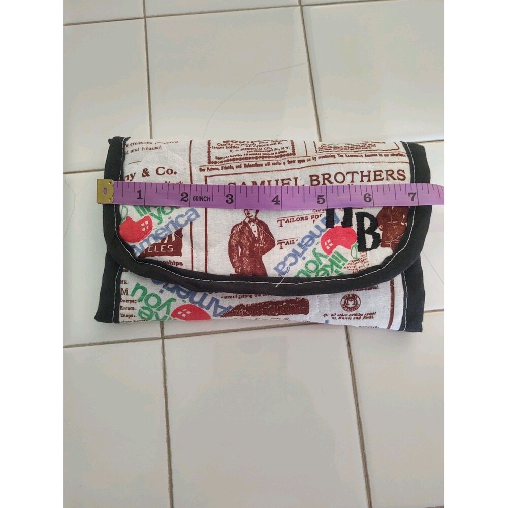 Samuel Brothers Zippered Pouch Bag Advertising Vintage Collectible Rare